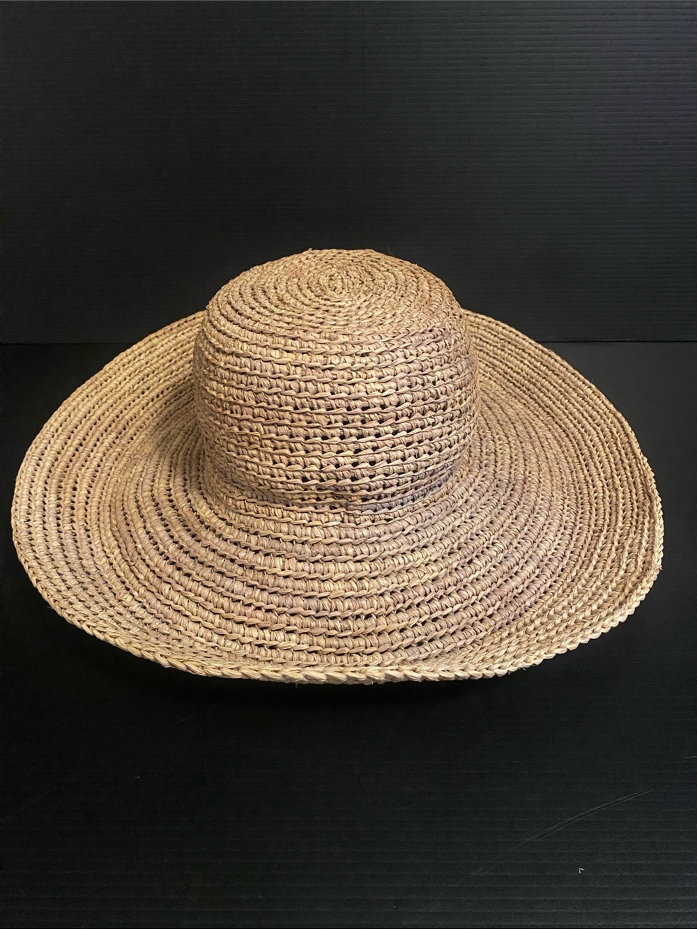 Helen Kaminski Classic Woven Sun Hat — Natural Tan